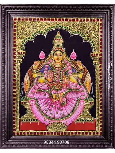 Sacred Lakshmi Tanjore Painting 
